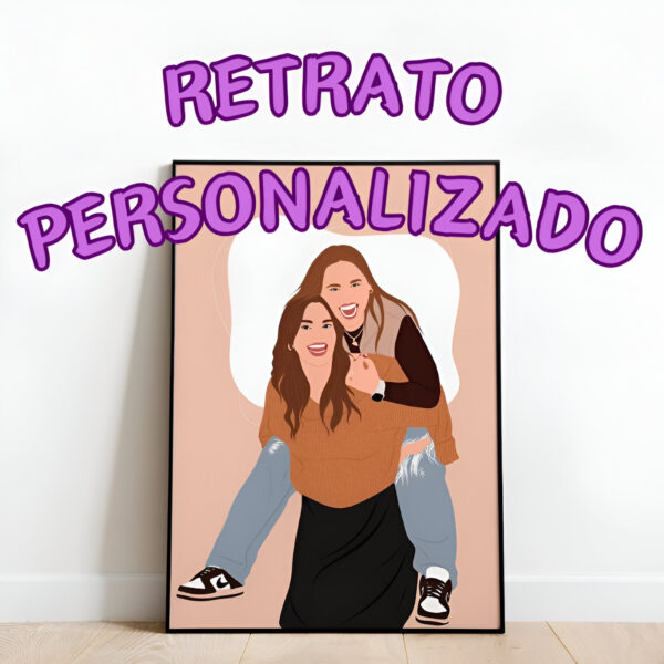 Retrato Personalizado Minimalista